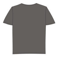 Gildan Youth Performance® T-Shirt, Charcoal, Youth Back view