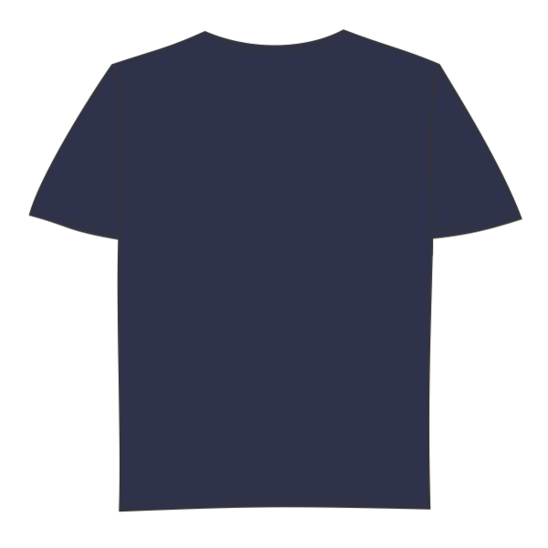 Gildan Youth Performance® T-Shirt, Navy, Youth Back view