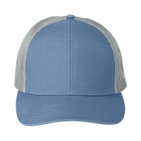 HUK LoPro Snapback Trucker Cap, Harbor Mist, Front view