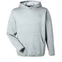 HUK Men's Coldfront+ Performance Hooded Sweatshirt, Harbor Mist Heather, Front view