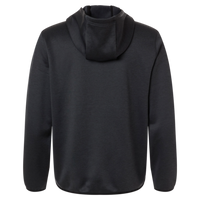 HUK Men's Coldfront+ Performance Hooded Sweatshirt, Heather Black, Back view