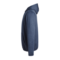 HUK Men's Coldfront+ Performance Hooded Sweatshirt, Naval Academy Heather, Left Sleeve view