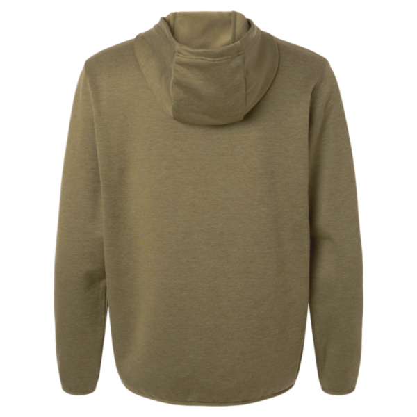 HUK Men's Coldfront+ Performance Hooded Sweatshirt, Overland Heather, Back view