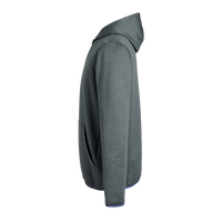 HUK Men's Coldfront+ Performance Hooded Sweatshirt, Volcanic Ash Heather, Left Sleeve view