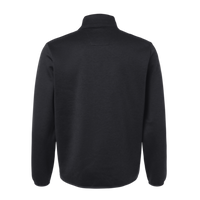 HUK Men's Coldfront+ Quarter-Zip Pullover, Heather Black, Back view
