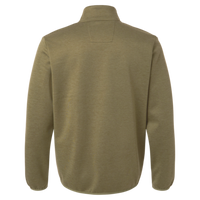 HUK Men's Coldfront+ Quarter-Zip Pullover, Overland Heather, Back view