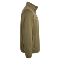 HUK Men's Coldfront+ Quarter-Zip Pullover, Overland Heather, Right Sleeve view