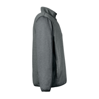 HUK Men's Coldfront+ Quarter-Zip Pullover, Volcanic Ash Heather, Right Sleeve view