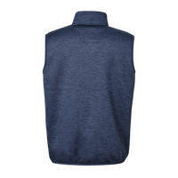 HUK Men's Coldfront+ Vest, Naval Academy Heather, Back view