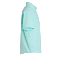 HUK Men's Kona Solid Shirt, Caicos, Right Sleeve view