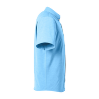 HUK Men's Kona Solid Shirt, Marolina Blue, Right Sleeve view