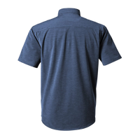 HUK Men's Kona Solid Shirt, Naval Academy, Back view