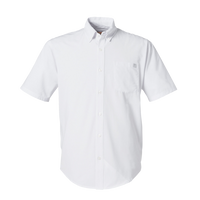 HUK Men's Kona Solid Shirt, White, Front view
