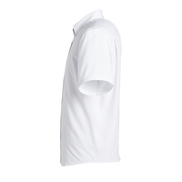 HUK Men's Kona Solid Shirt, White, Left Sleeve view