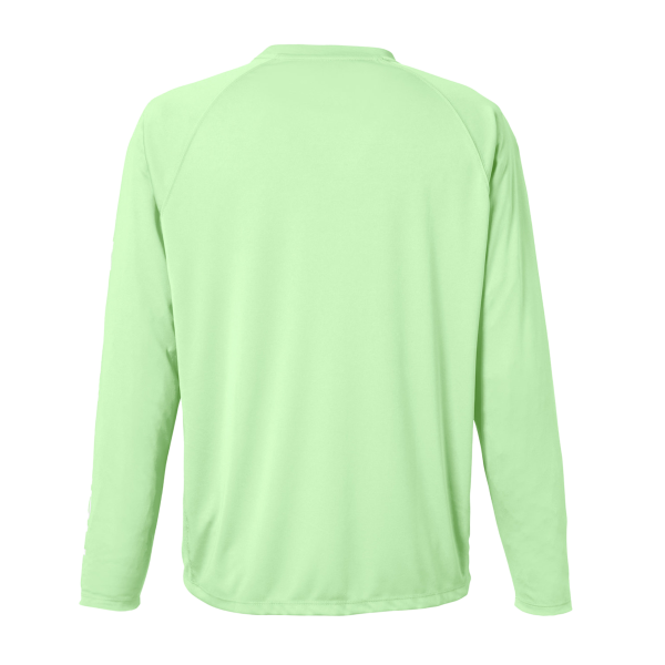 HUK Men's LoPro Pursuit Long Sleeve T-Shirt, Patina, Back view