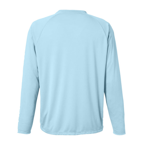 HUK Men's LoPro Pursuit Long Sleeve T-Shirt, Plein Air, Back view