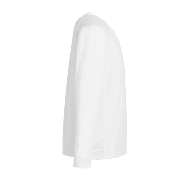 HUK Men's LoPro Pursuit Long Sleeve T-Shirt, White, Right Sleeve view