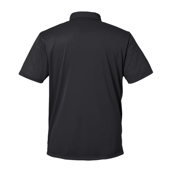 HUK Men's Pursuit Performance Polo, Black, Back view