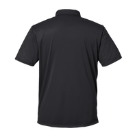 HUK Men's Pursuit Performance Polo, Black, Back view