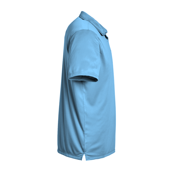 HUK Men's Pursuit Performance Polo, Marolina Blue, Right Sleeve view