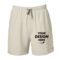 HUK Men's Pursuit Volley Shorts, Khaki, Front view, Mockup