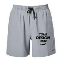 HUK Men's Pursuit Volley Shorts, Night Owl, Front view, Mockup
