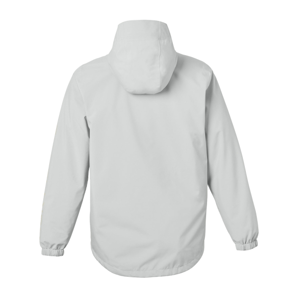 HUK Men's Storm Rain Jacket, Harbor Mist, Back view