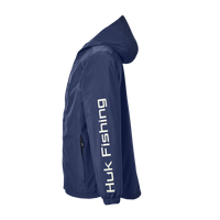 HUK Men's Storm Rain Jacket, Naval Academy, Left Sleeve view