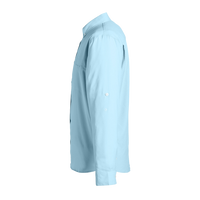 HUK Men's Tide Point Pocket Fishing Shirt, Crystal Blue, Left Sleeve view