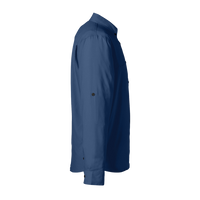 HUK Men's Tide Point Pocket Fishing Shirt, Naval Academy, Right Sleeve view