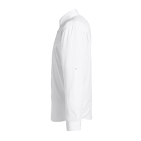 HUK Men's Tide Point Pocket Fishing Shirt, White, Left Sleeve view