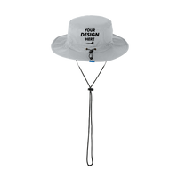 HUK Solid Booney, Harbor Mist, Back view, Mockup