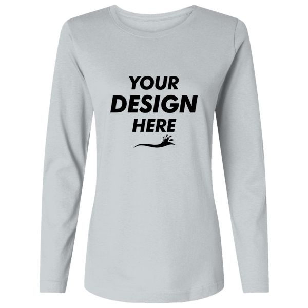 HUK Women's LoPro Pursuit T-Shirt, Harbor Mist, Front view, Mockup
