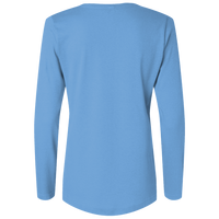 HUK Women's LoPro Pursuit T-Shirt, Marolina Blue, Back view