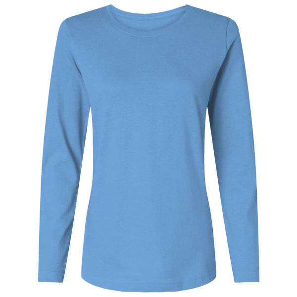 HUK Women's LoPro Pursuit T-Shirt, Marolina Blue, Front view