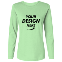 HUK Women's LoPro Pursuit T-Shirt, Patina, Front view, Mockup