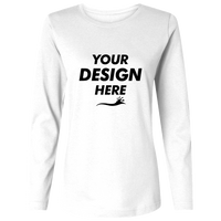 HUK Women's LoPro Pursuit T-Shirt, White, Front view, Mockup