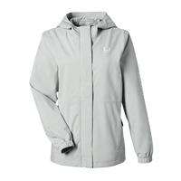 HUK Women's Storm Rain Jacket, Harbor Mist, Front view