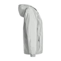 HUK Women's Storm Rain Jacket, Harbor Mist, Right Sleeve view