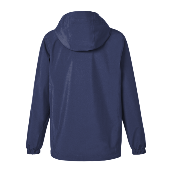 HUK Women's Storm Rain Jacket, Naval Academy, Back view
