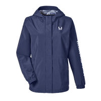 HUK Women's Storm Rain Jacket, Naval Academy, Front view