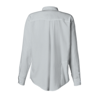 HUK Women's Tide Point Long Sleeve Shirt, Harbor Mist, Back view