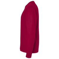 Hanes Authentic Long Sleeve T-Shirt, Deep Red, Left Sleeve view