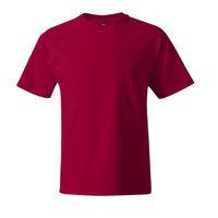 Hanes Beefy-T® Tall T-Shirt, Deep Red, Front view
