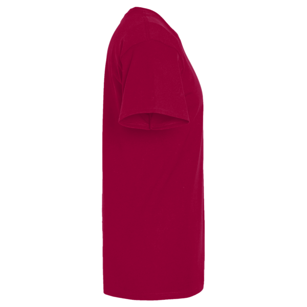 Hanes Beefy-T® Tall T-Shirt, Deep Red, Right Sleeve view