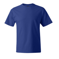 Hanes Beefy-T® Tall T-Shirt, Deep Royal, Front view