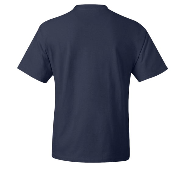 Hanes Beefy-T® Tall T-Shirt, Navy, Back view
