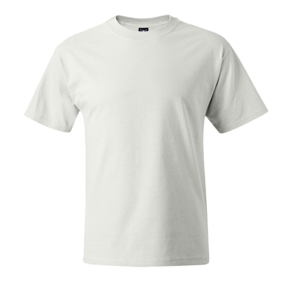 Hanes Beefy-T® Tall T-Shirt, White, Front view