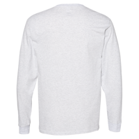 Hanes Essential-T Long Sleeve T-Shirt, Ash, Back view