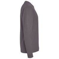 Hanes Essential-T Long Sleeve T-Shirt, Charcoal Heather, Right Sleeve view
